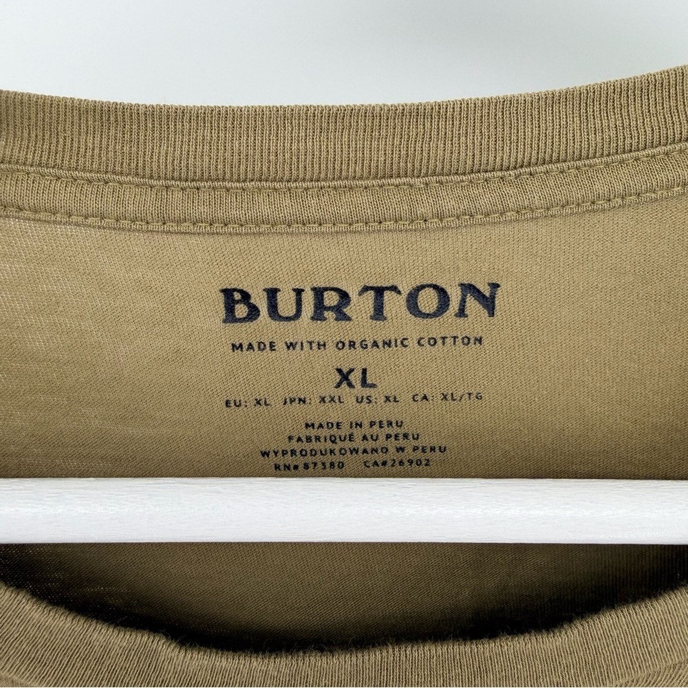 Burton Men's Olive Long Sleeve Tee - Picture 2 of 4